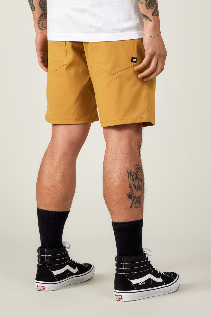 686 Men's Everywhere® Hybrid Short — WOOD (vista 2)
