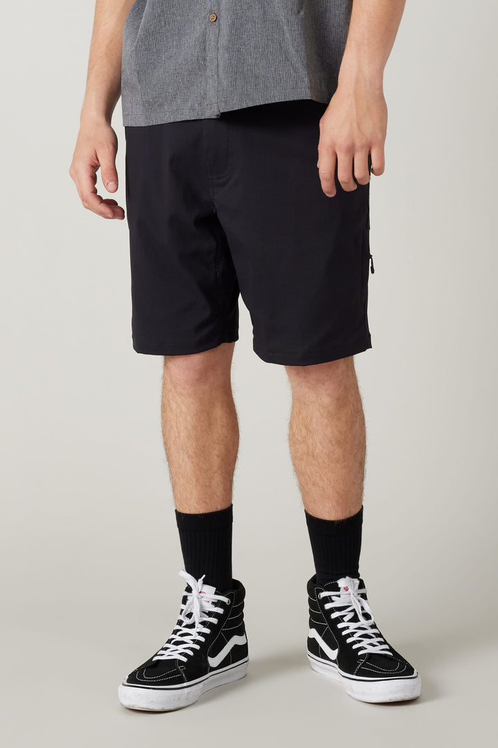 686 Men's Everywhere® Hybrid Short — BLACK (vista 2)