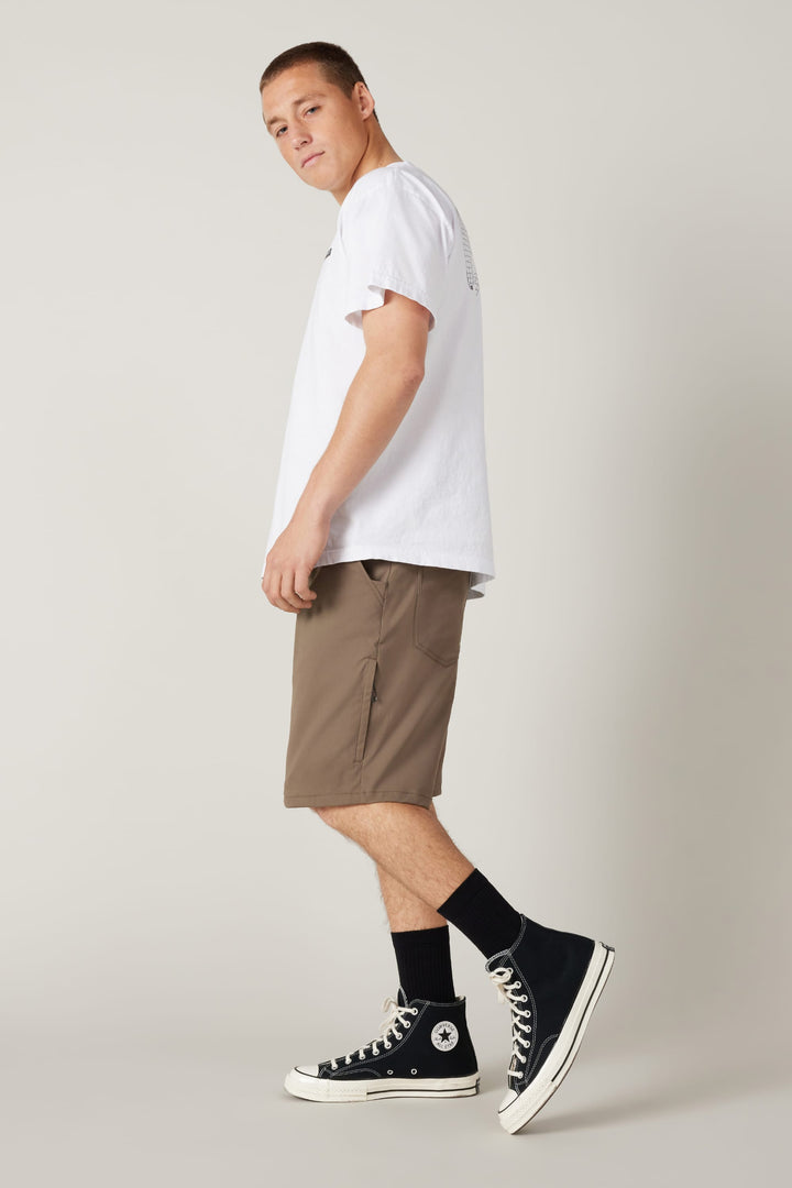 686 Men's Everywhere® Hybrid Short - Relaxed Fit — TOBACCO (vista 2)