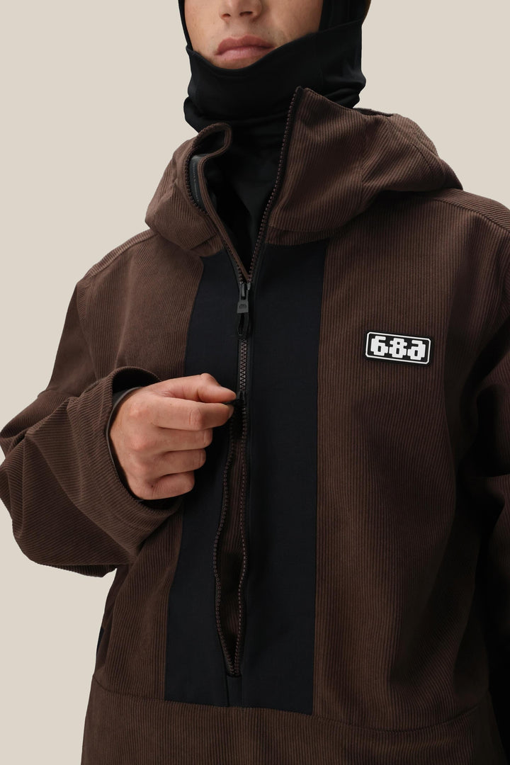 686 Men's Ghost™ 2.5L Anorak — COFFEE CORDUROY (vista 2)
