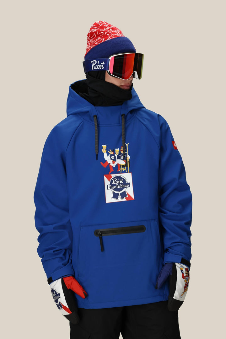 686 Men's Waterproof Hoody — PBR BLUE