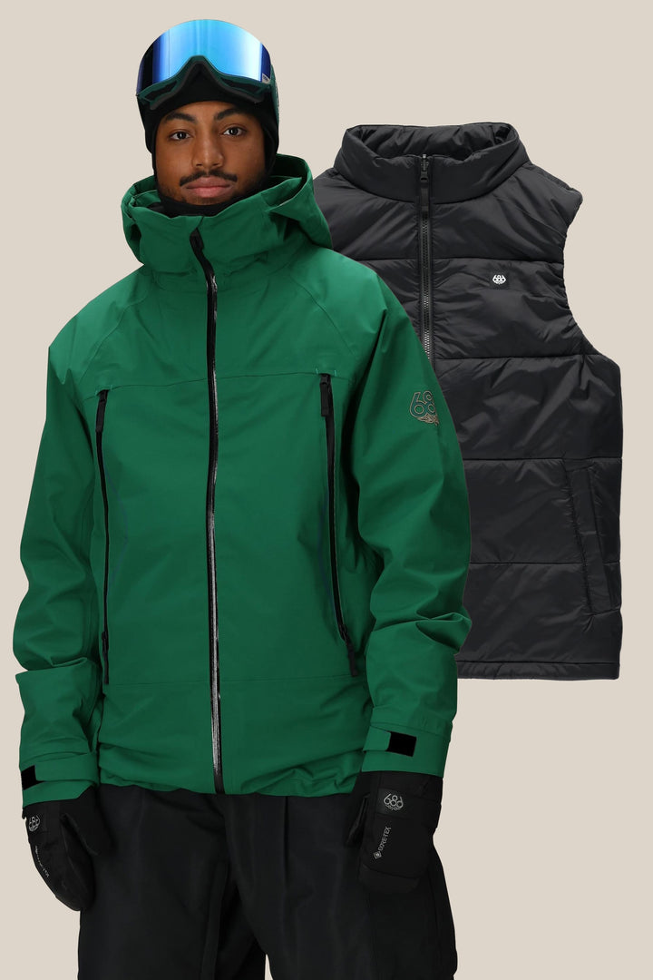 686 Men's SMARTY® 3-In-1 Rodeo™ 3L Jacket — EMERALD GREEN