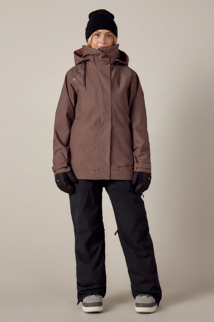 686 Women's SMARTY® 3-In-1 Spellbound Jacket — PEPPERCORN DOBBY (vista 2)