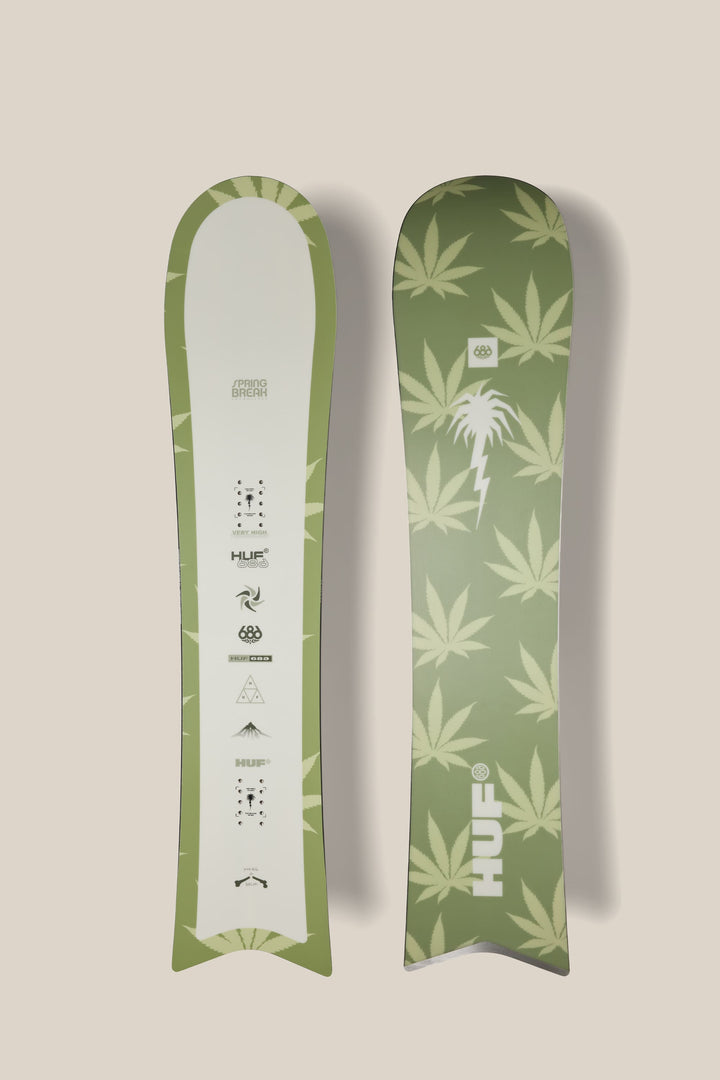 686 HUF SB Slush Slasher Snowboard — HUF GREEN