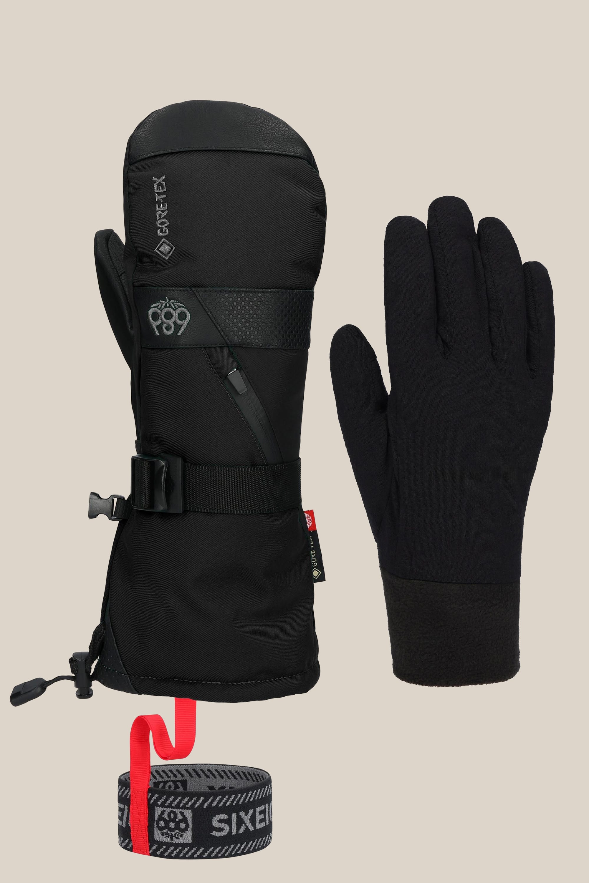 mitt handschuhe 686 Men's GORE-TEX Smarty 3-in-1 Gauntlet Mitt Black / L