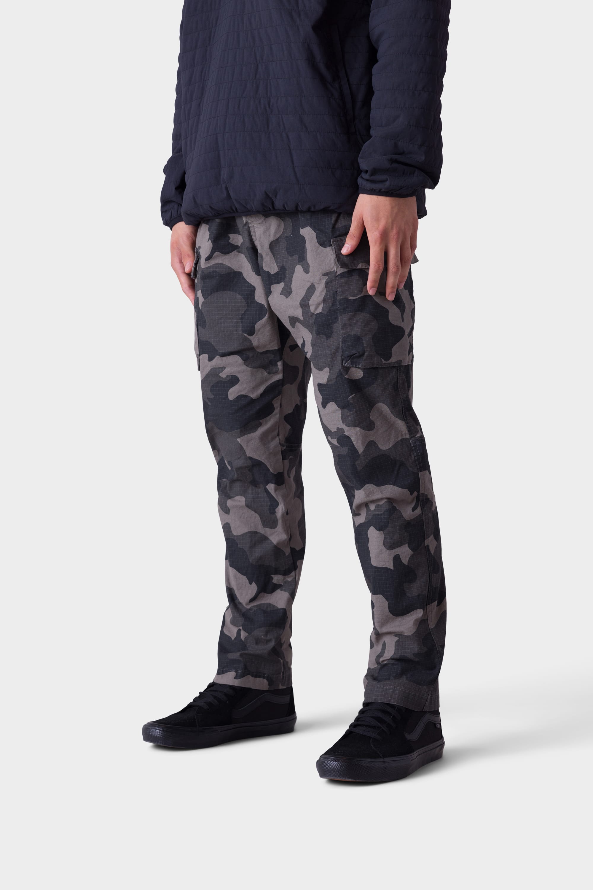 Camouflage Cargo Pant Black And Gray Camo Pants Camo Pants Men