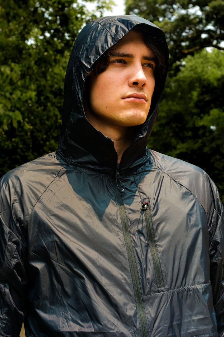 686 Men's Grid Shell Jacket — BLACK (vista 2)