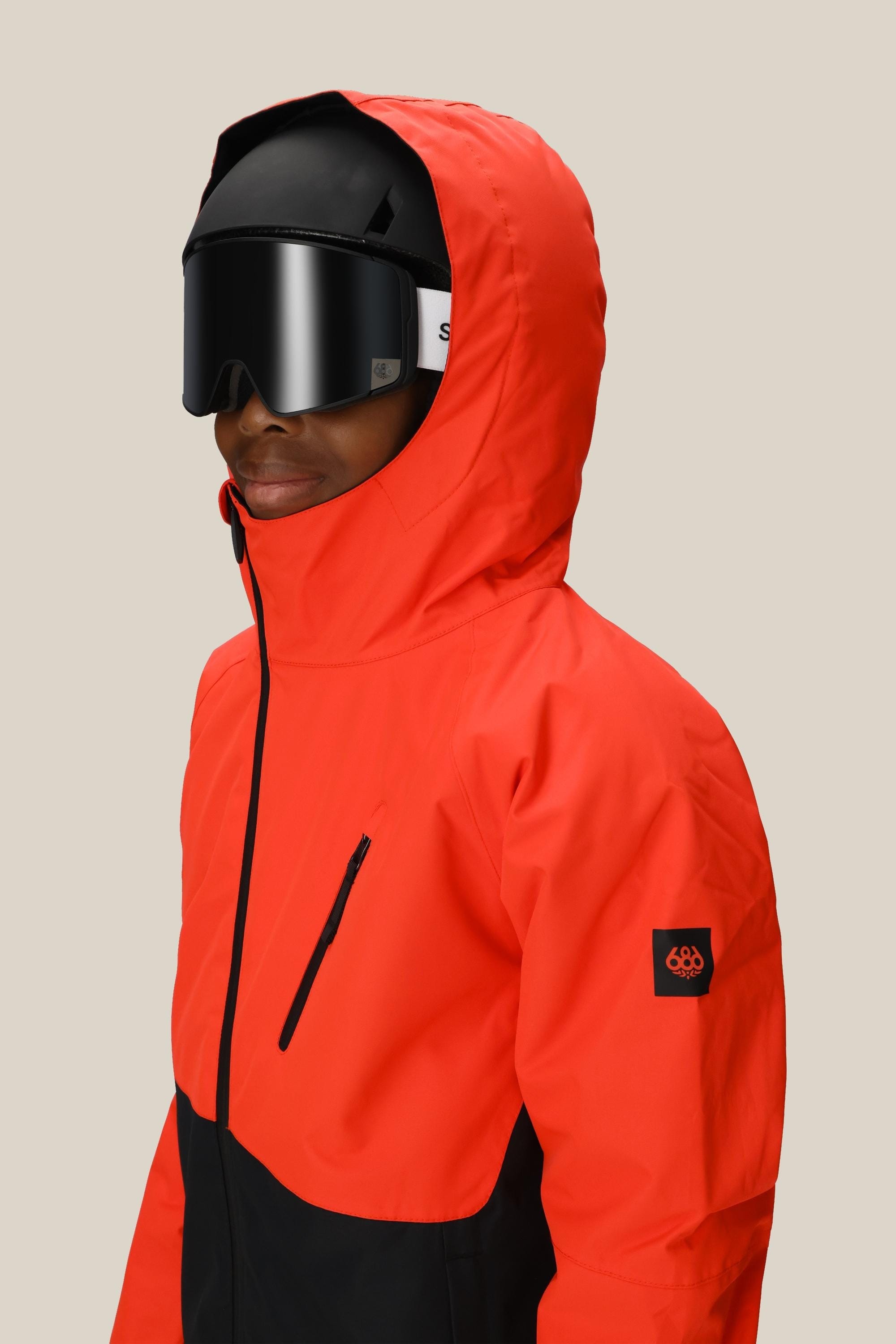 686 Hydra Thermagraph Jacket オレンジ 686 Mens Hydra Thermagraph Jacket - SOLNIX