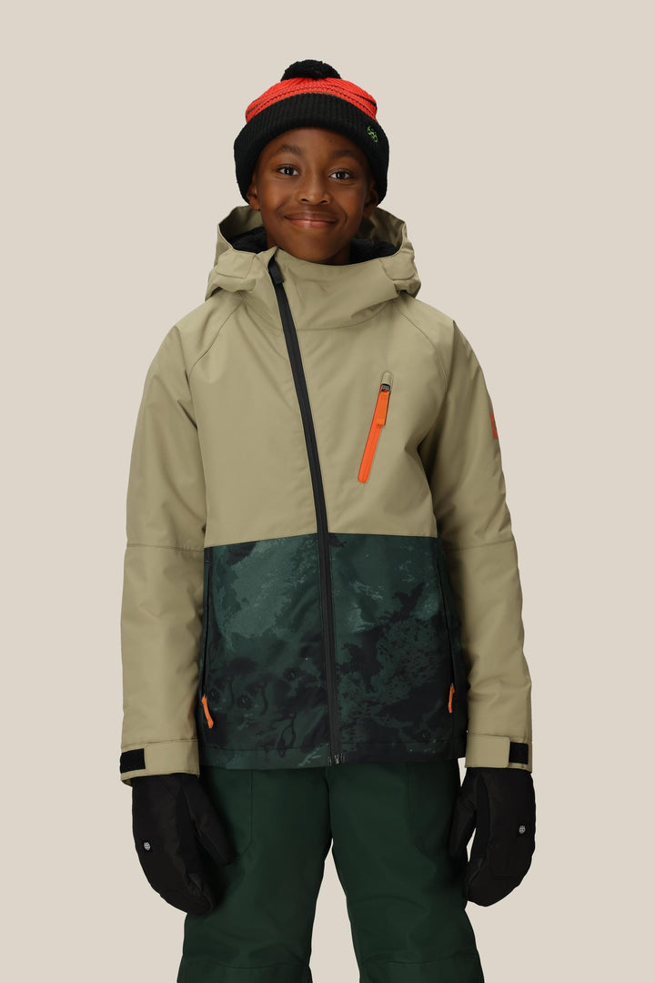 686 Boys' Hydra™ Insulated Jacket — SAGE COLORBLOCK