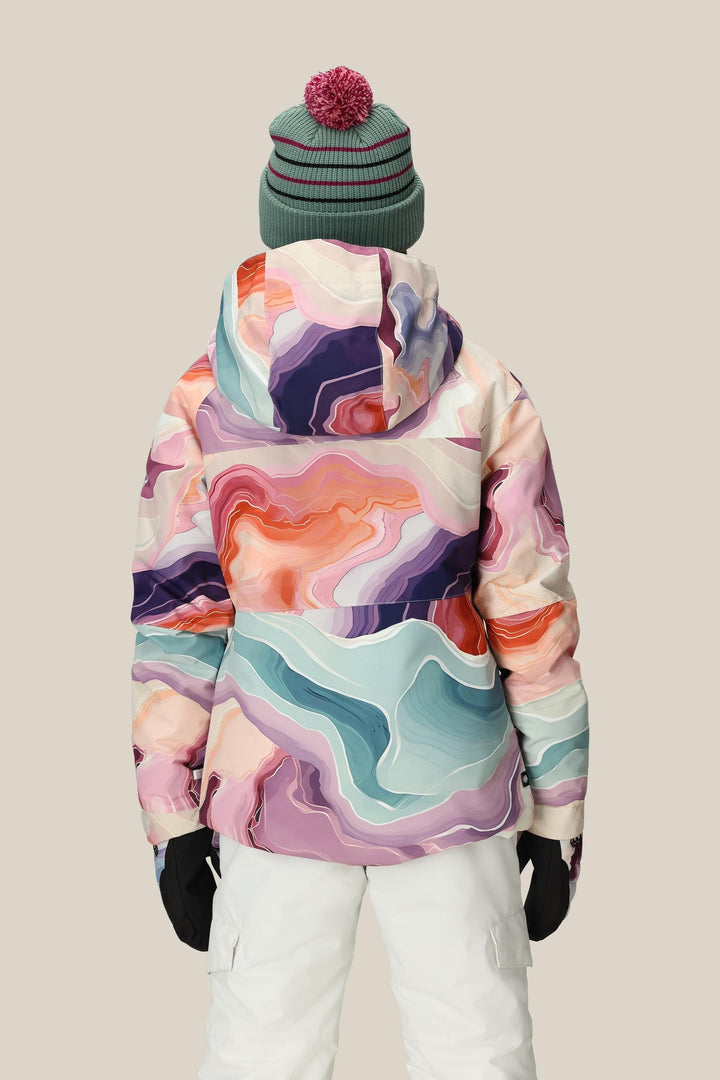 686 Girls' Athena™ Insulated Jacket — SEDIMENTARY PRINT (vista 2)