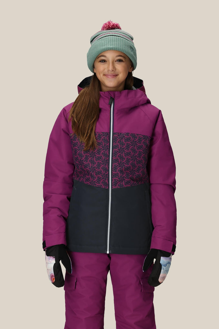 686 Girls' Athena™ Insulated Jacket — VIOLET COLORBLOCK