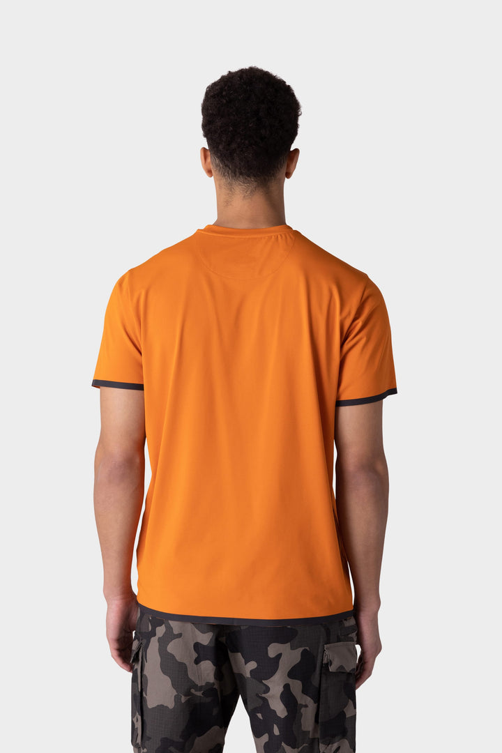 686 Men's Let's Go Tech T-Shirt — BURNT ORANGE (vista 2)