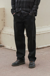 686 Men's Unwork® Hammerhead Denim Pant - BLACK OVERDYE