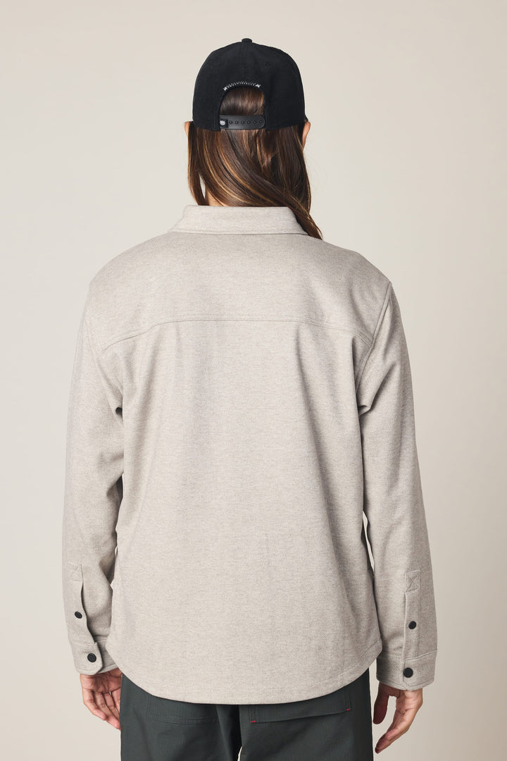 686 Men's Whisper Knit Flannel — OATMEAL (vista 2)