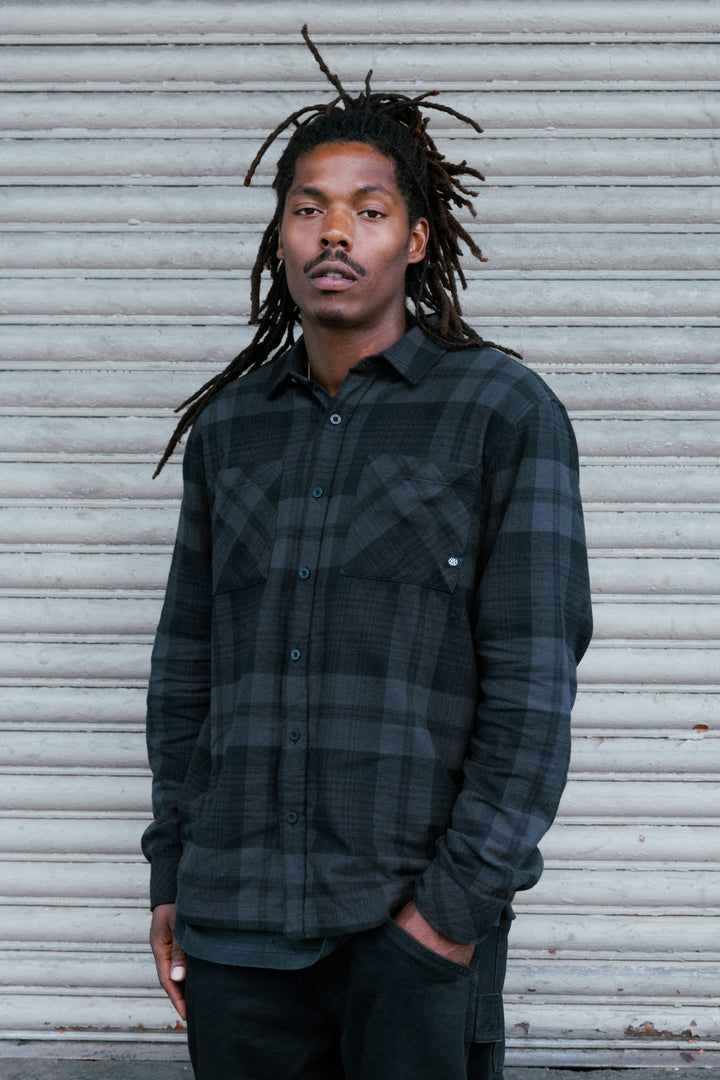 686 Men's SMARTY® Headwall Flannel — BLACK PLAID