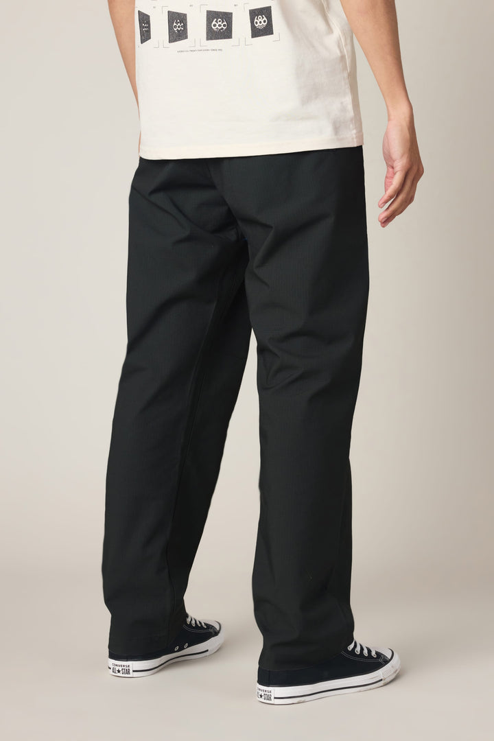 686 Men's Free Loader Pant - Loose Fit — BLACK (vista 2)