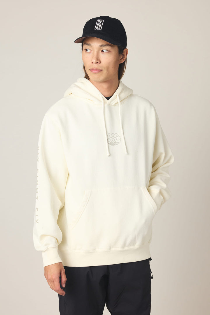 686 Men's High Def Relaxed LS Hoody — NATURAL