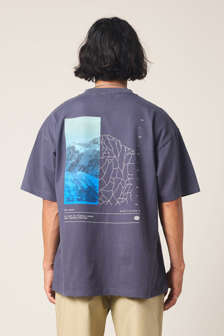 686 Peaks Relaxed SS Tee — NAVY