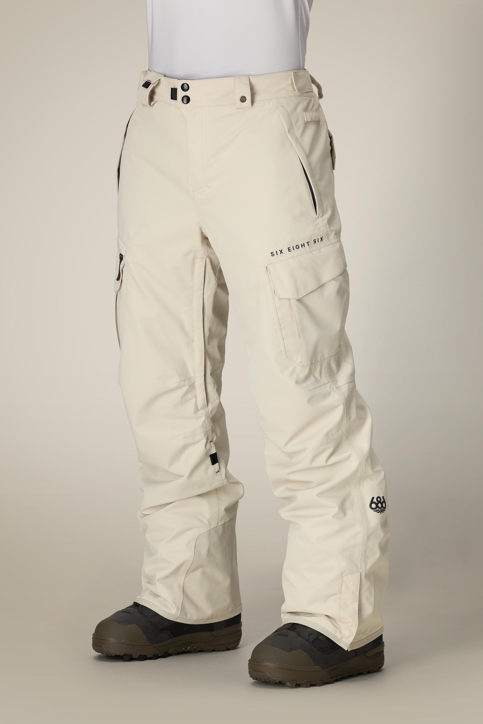 686 2019 Smarty 3-in-1 Cargo Men's Snowboard Pants, Black, Small