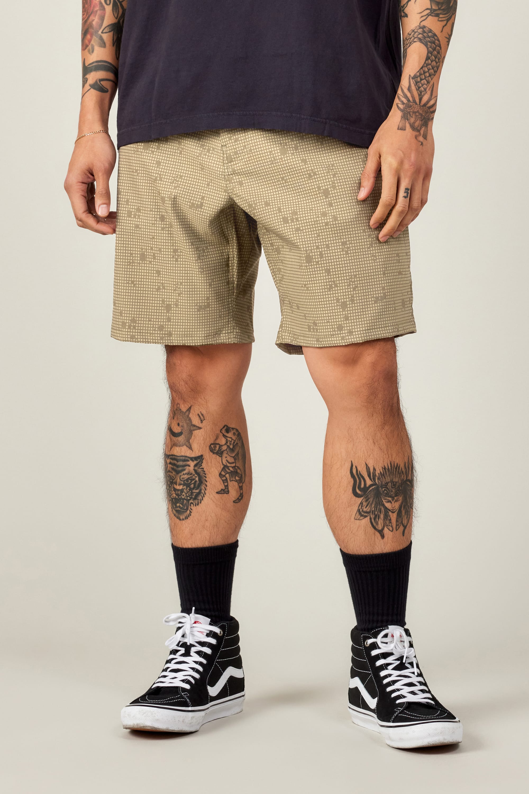 ハチヤーズ　Men’s CBOT Shorts 8YARDS / Men's SIDE SLIT SHORTS