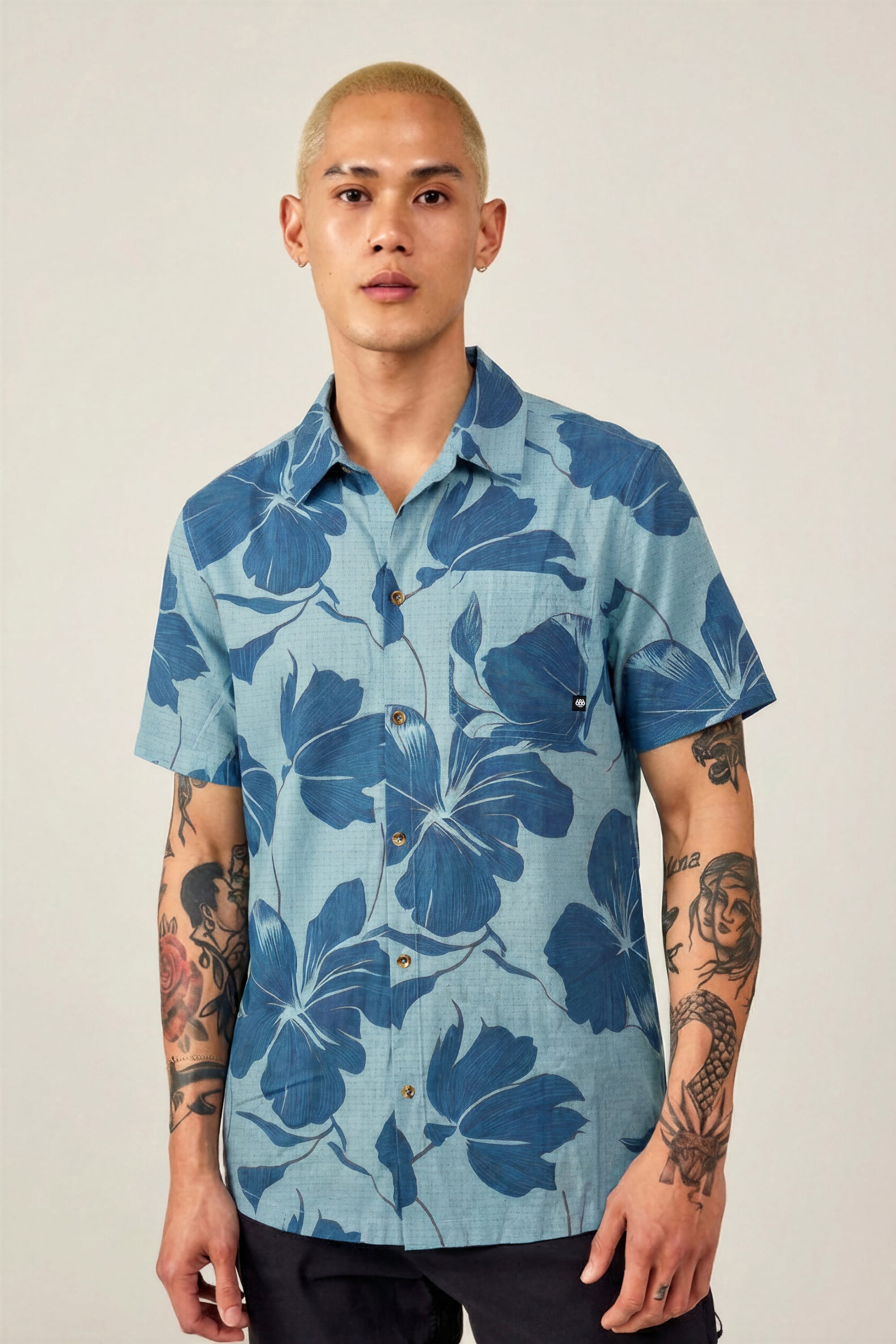 686 Men's Nomad Perforated Button Down Shirt – 686.com