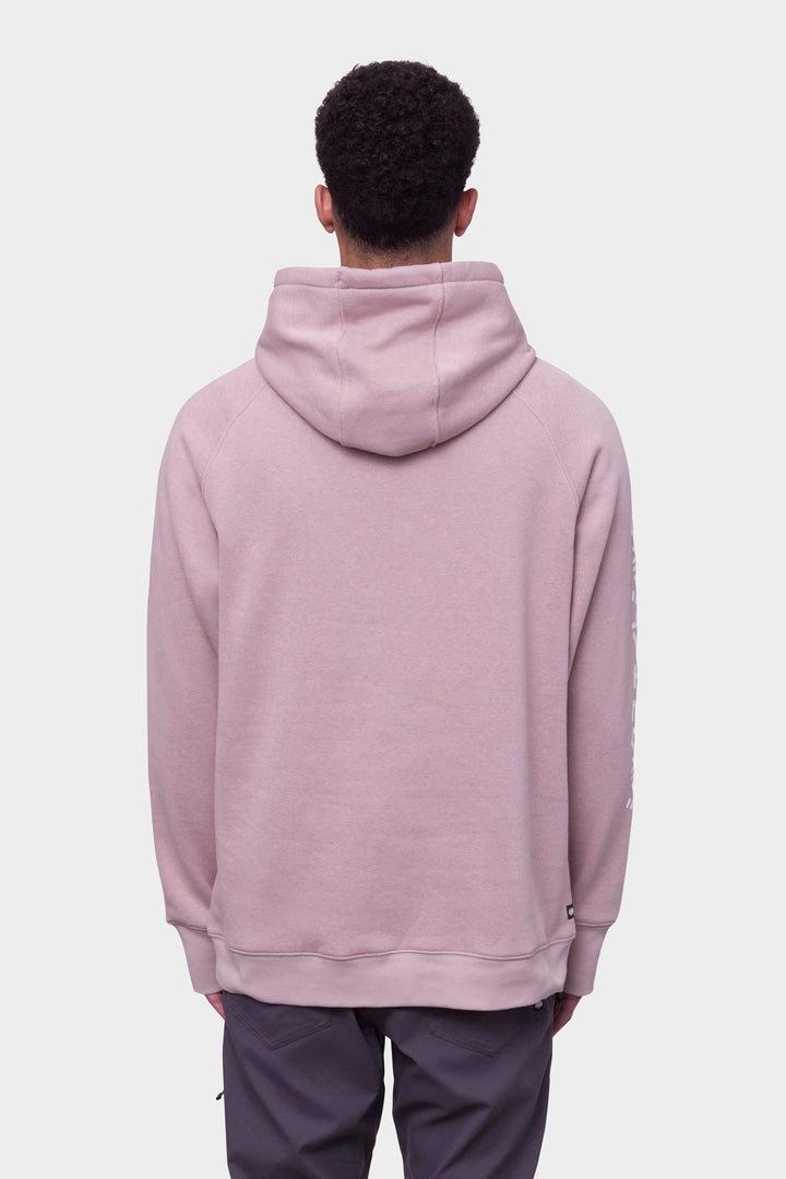 686 Men's Script Knockout Hoody — DUSTY MAUVE (vista 2)