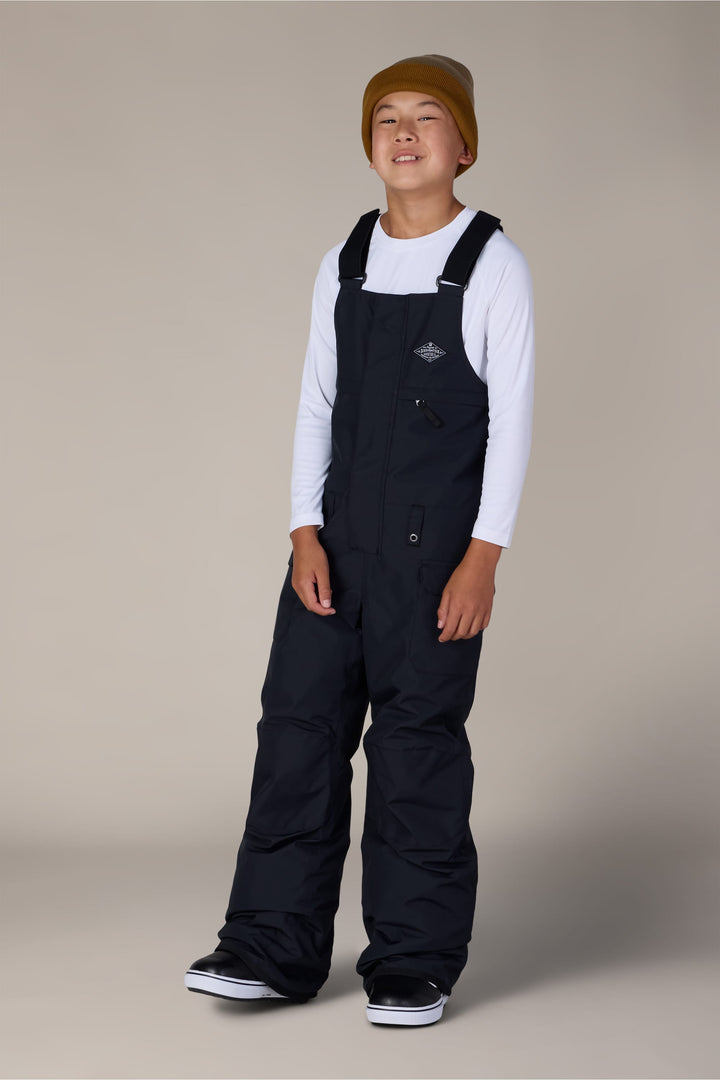 686 Boys' Frontier™ Insulated Bib — BLACK