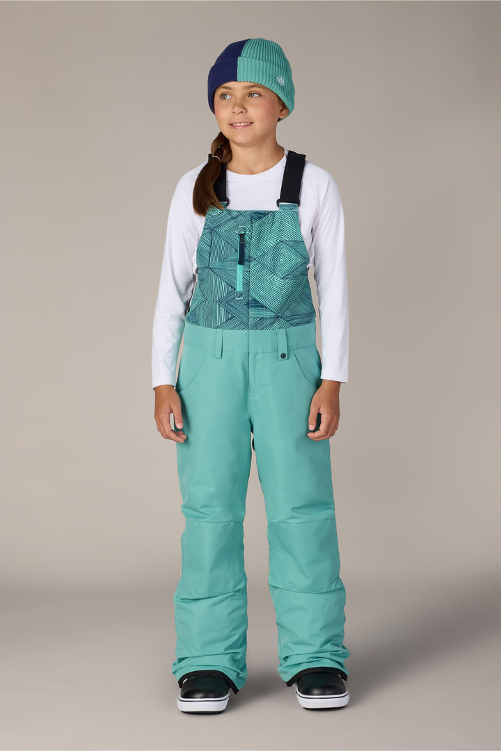 686 Girls Sierra Insulated Bib — WASABI