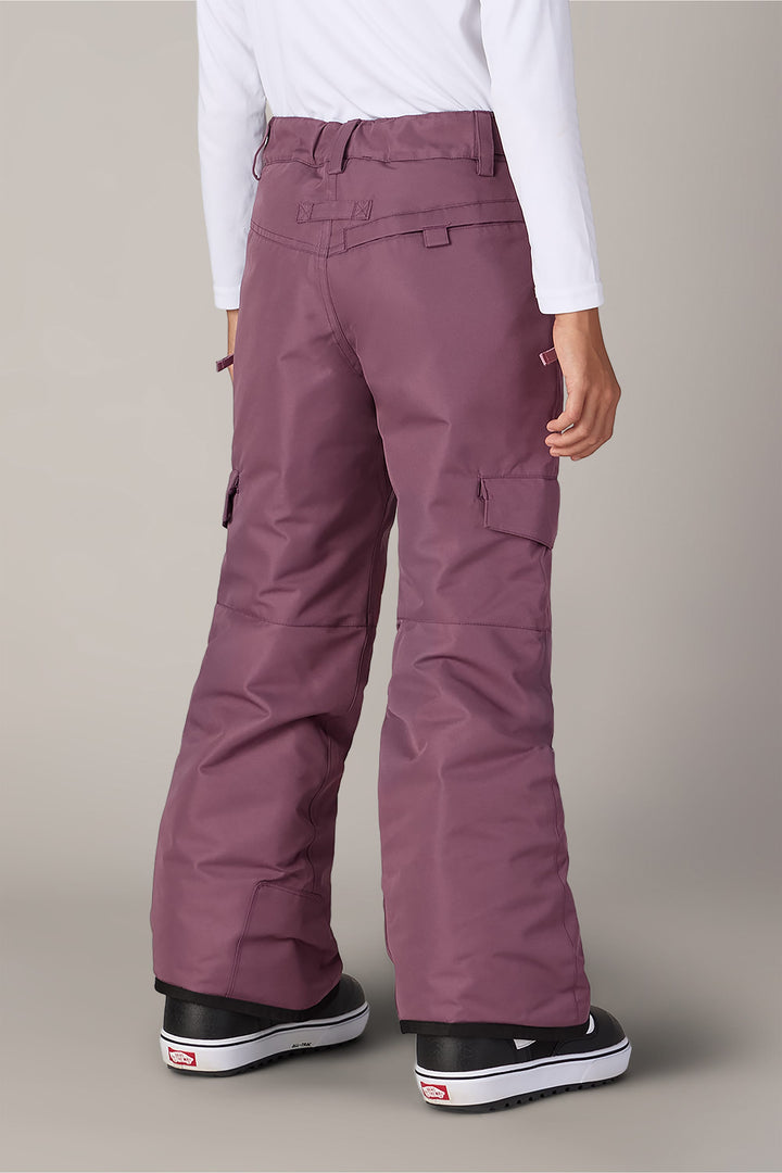 686 Girls' Lola Insulated Pant — BLACK PLUM (vista 2)