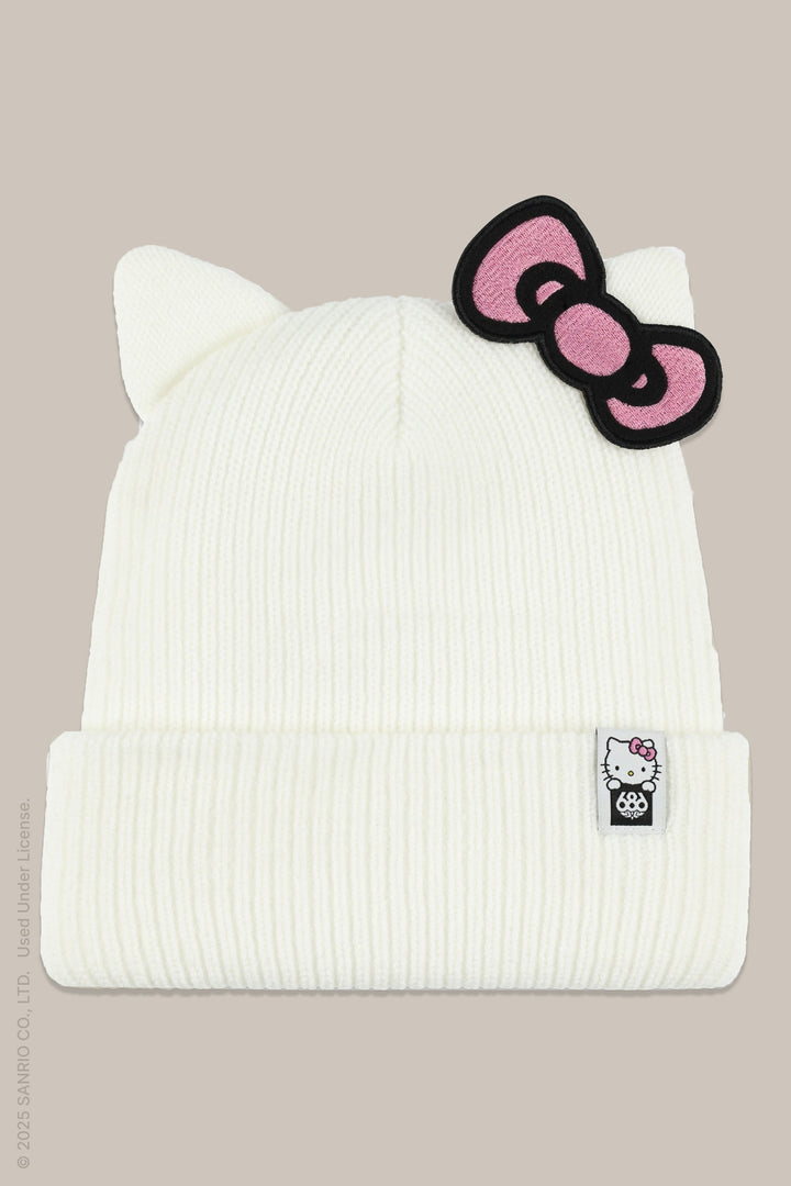 686 Women's Hello Kitty® Knit Beanie — HELLO KITTY WHITE