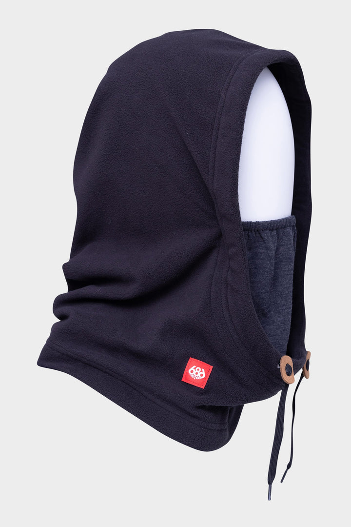 686 Tarmac Fleece Hood — BLACK
