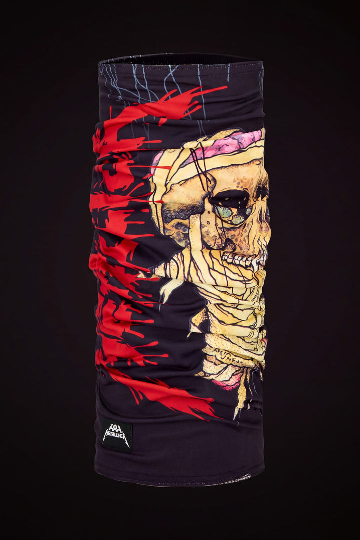 686 Double Layer Face Warmer — METALLICA BLACK PUSHEAD