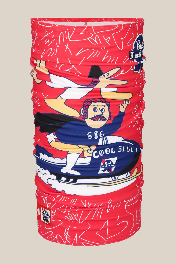 686 Double Layer Face Warmer — PBR RED