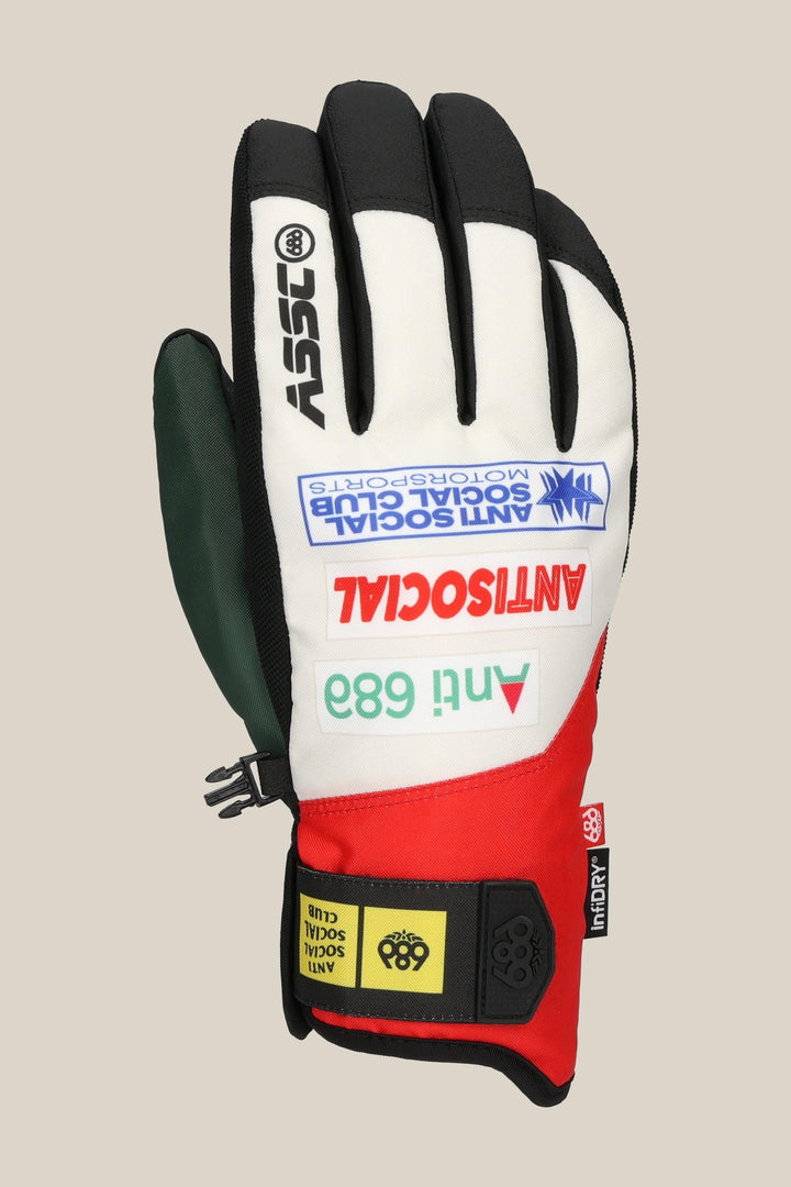 686 Men's Primer Glove — ASSC WHITE COLORBLOCK