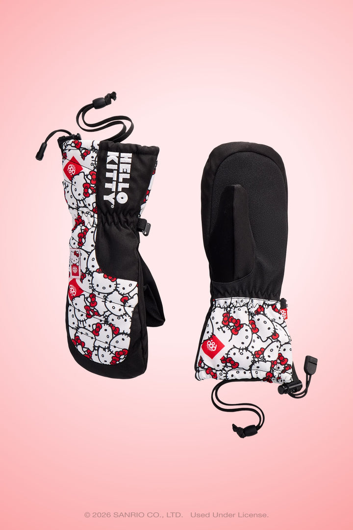 686 Youth Heat Insulated Mitt — HELLO KITTY® WHITE