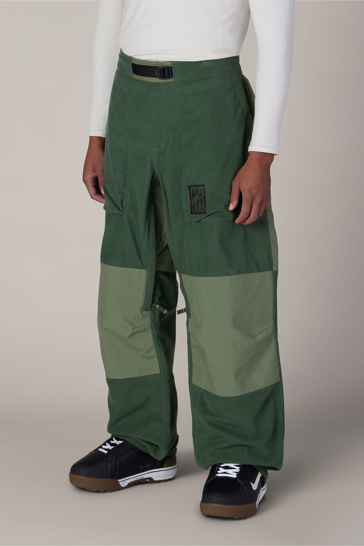 686 Ghost™ 2.5L Pant — MOSS GREEN GRID CORDUROY