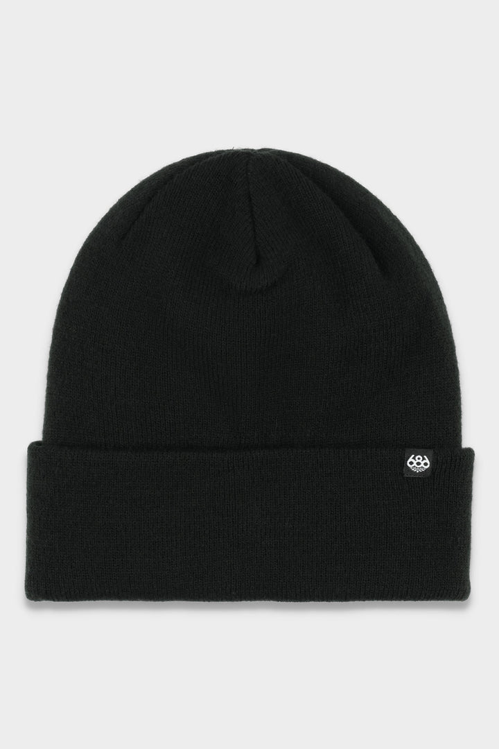 686 Standard Roll Up Beanie — BLACK