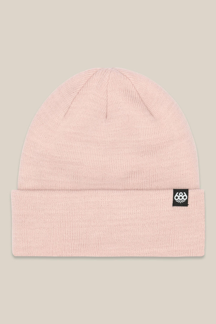 686 Standard Roll Up Beanie — SMOKEY PINK