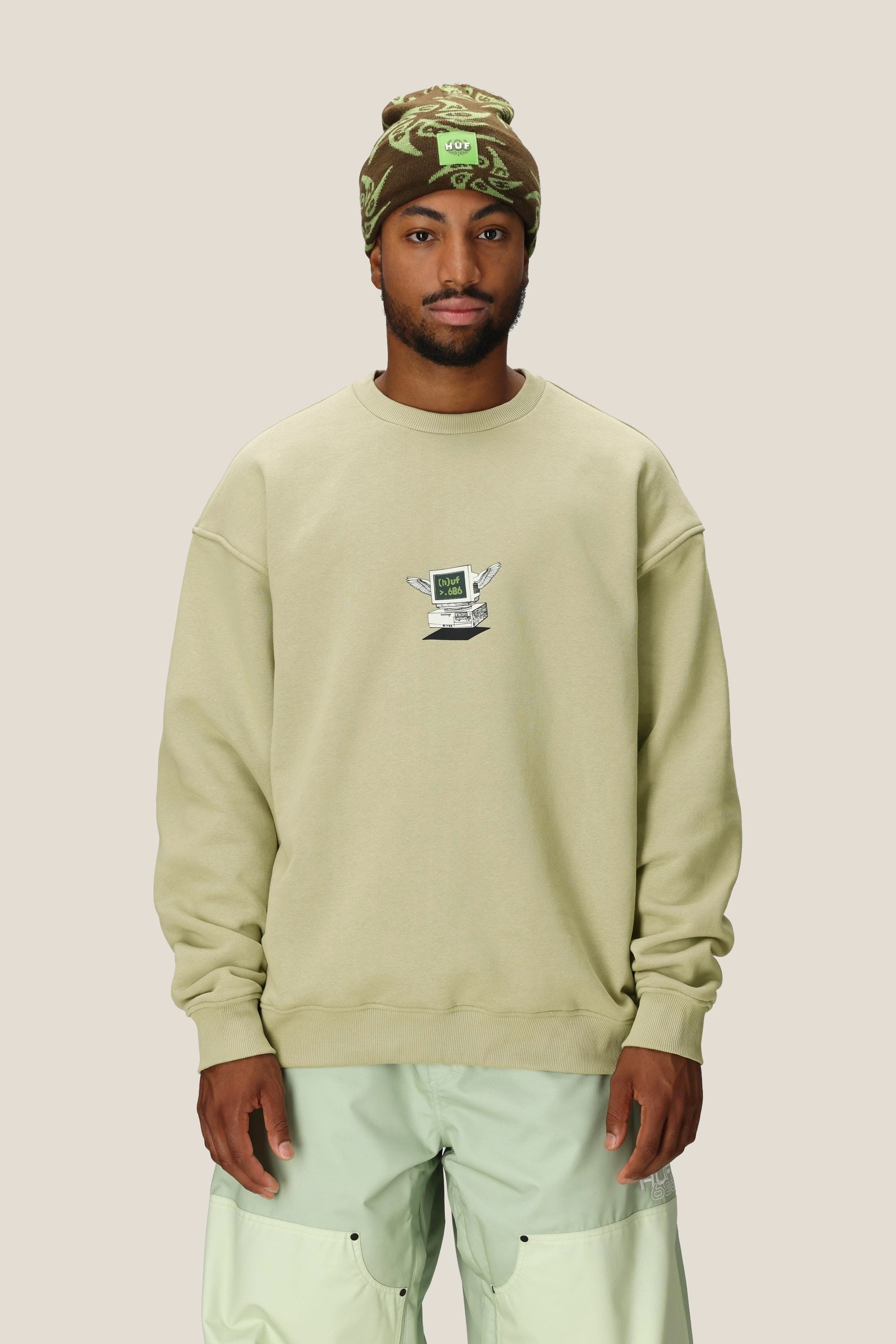 686 HUF Premium Heavyweight Crew Sweatshirt – 686.com