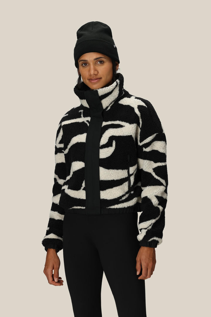 686 Women's Outpost Sherpa Jacket — BLACK VAPORS