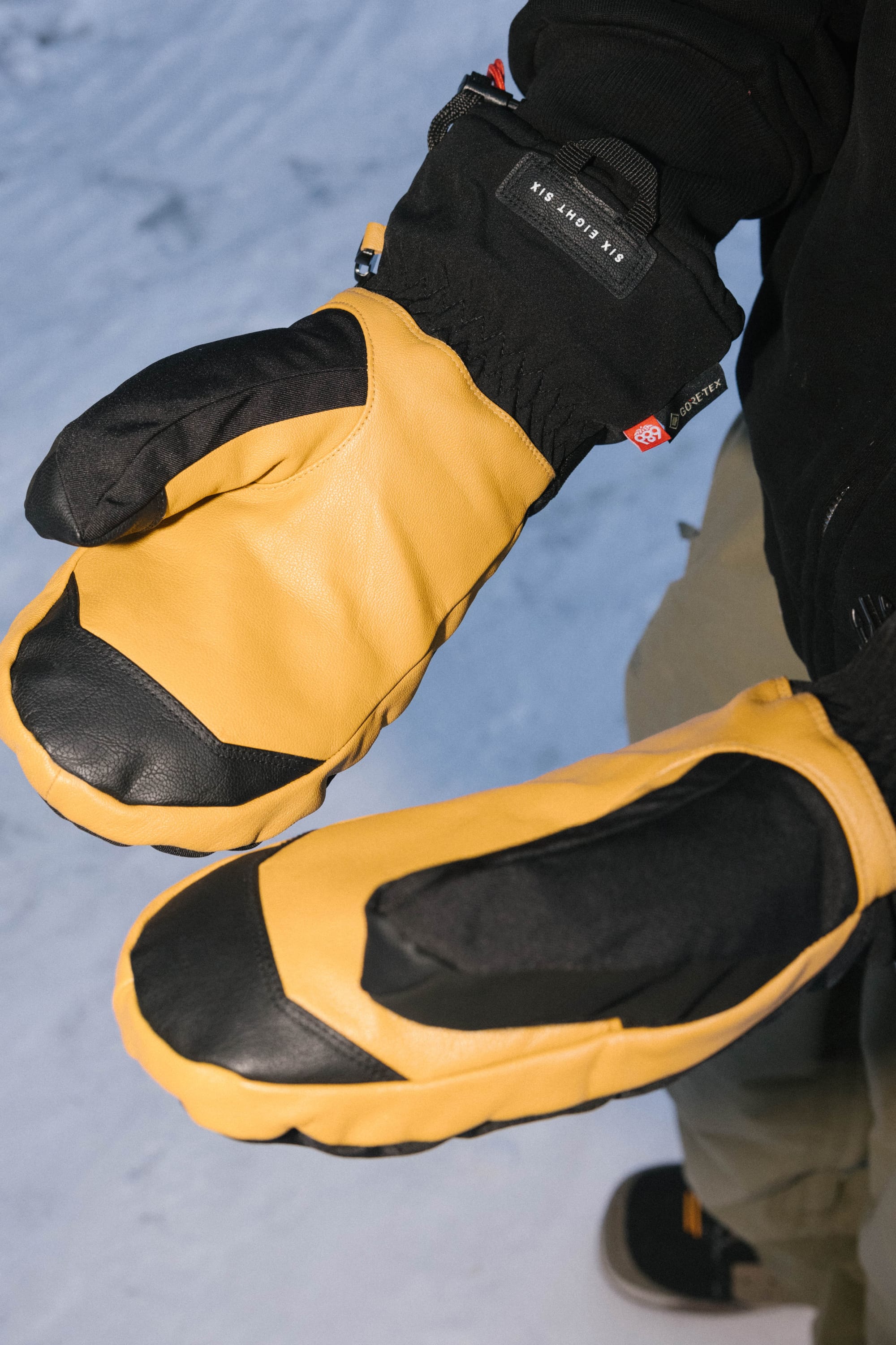 686 Men's GORE-TEX® Leather Linear™ Mitt – 686.com