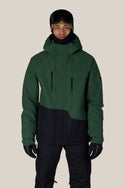 MOSS GREEN RIPSTOP COLORBLOCK