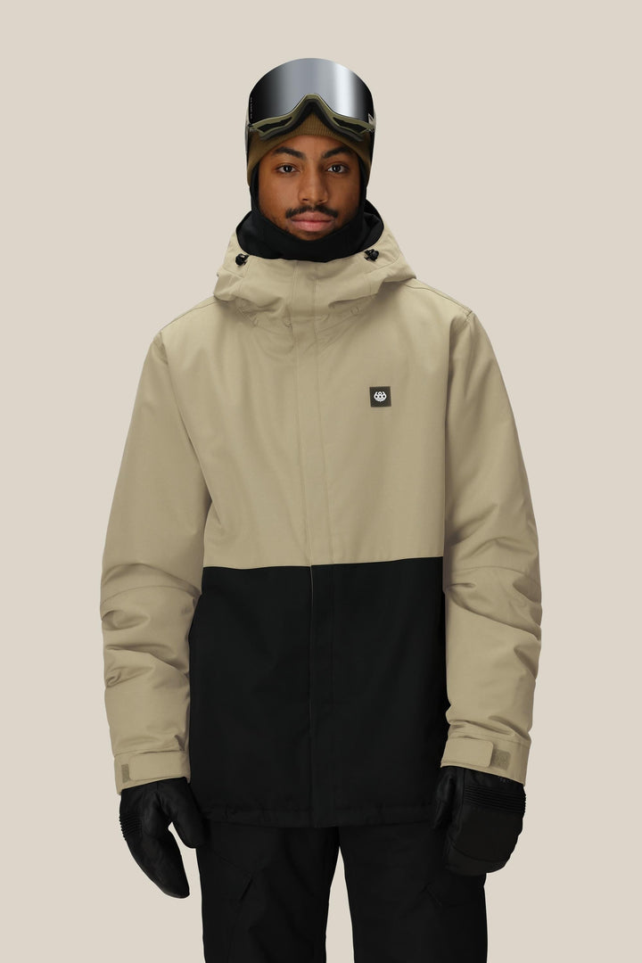 686 Men's Foundation™ Insulated Jacket — SAGE COLORBLOCK