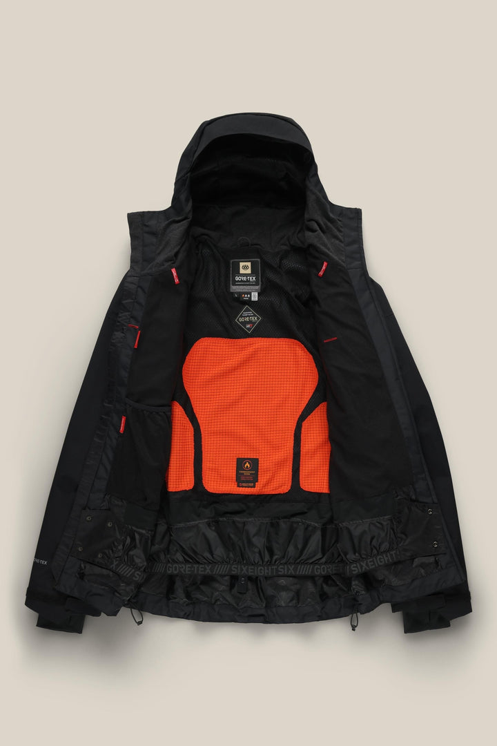 686 Men's GORE-TEX® GT Thermagraph® Jacket — BLACK (vista 2)
