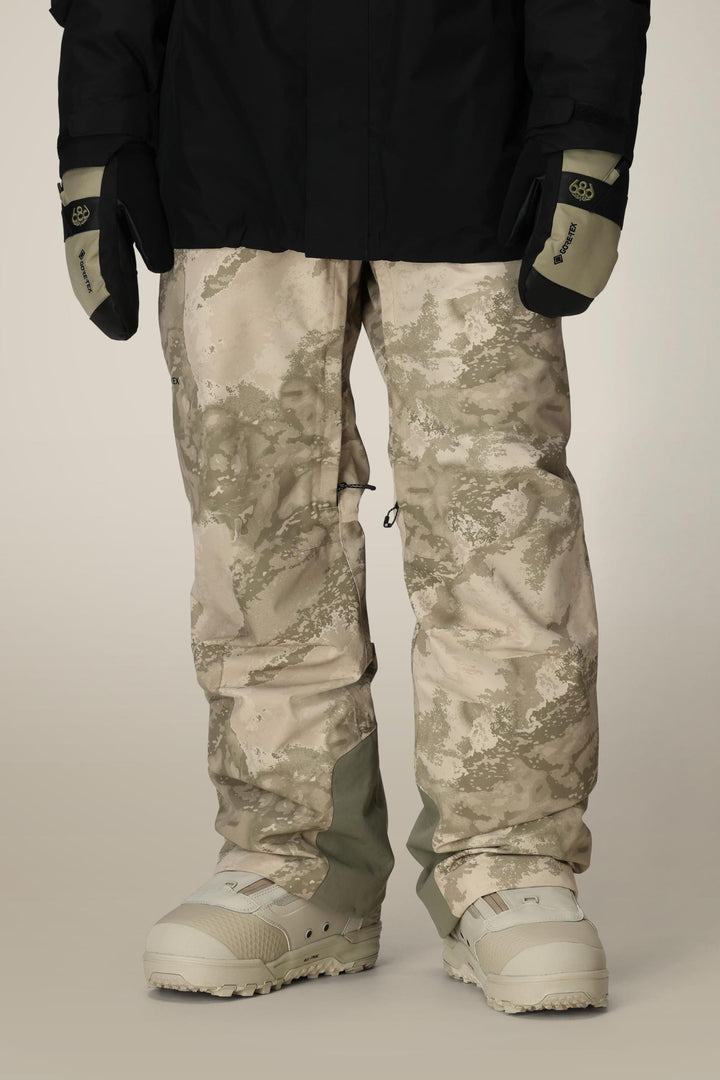 686 Men's GORE-TEX Core Shell Pant — LIMESTONE HEMISPHERE PRINT