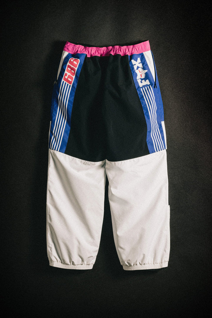 686 Men's Fox Racing Shell Pant — FOX WHITE COLORBLOCK (vista 2)