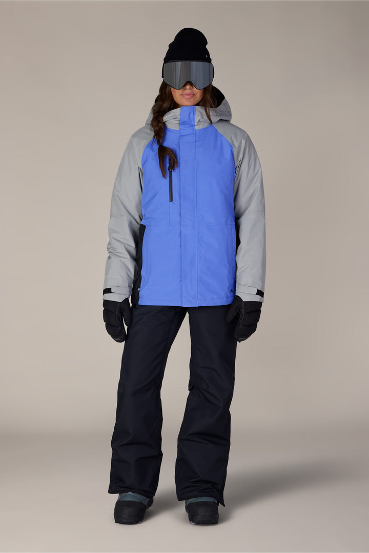 686 Women's GORE-TEX® Willow™ Insulated Jacket — ALPENGLOW BLUE COLORBLOCK (vista 2)