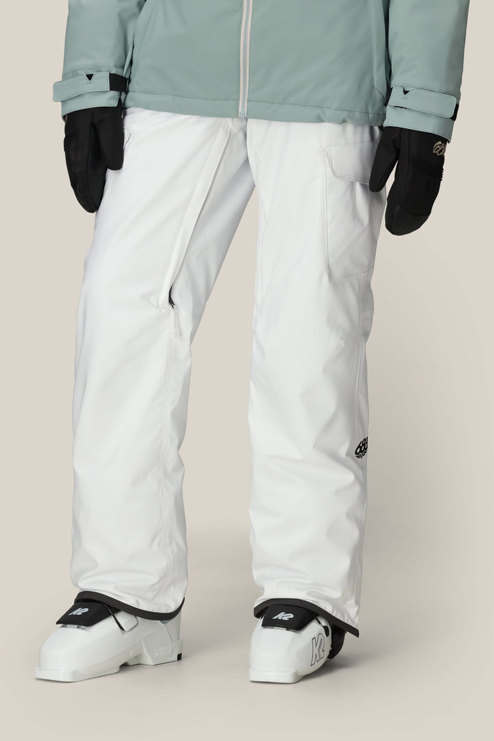 686 Women's Aura™ Insulated Cargo Pant — WHITE