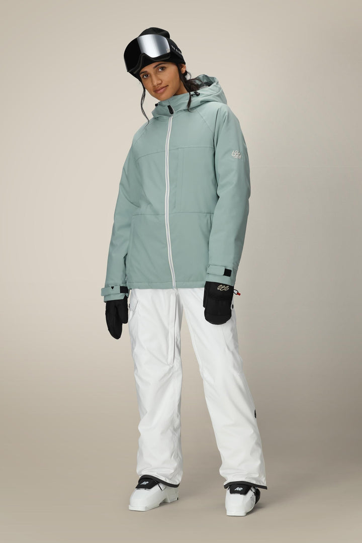686 Women's Aura™ Insulated Cargo Pant — WHITE (vista 2)