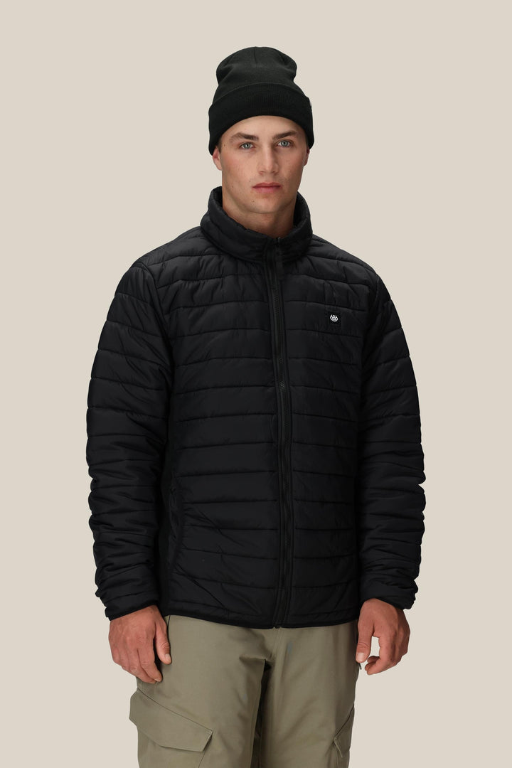 686 Men's Thermal Puff Jacket — BLACK